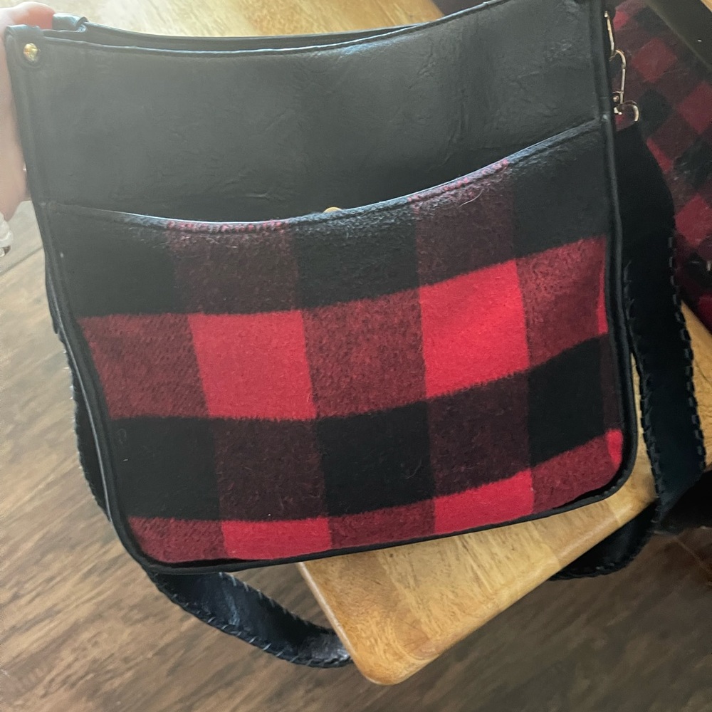Jen & Co Buffalo Plaid Crossbody